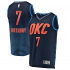 Camiseta Carmelo Anthony 7 Oklahoma City Thunder Statement Edition Armada Hombre